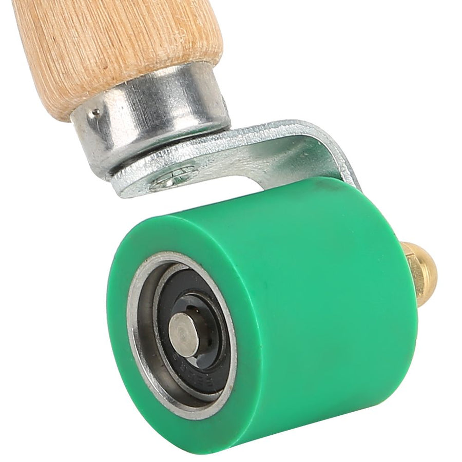 1.1in Silicone Hand Pressure Roller 2‑Way Bearing 260°C High Temperature Resistant Welding Tool(Green )