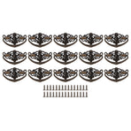 15 Sets Antique Handle Kitchen Cabinet Drawer Handle Pulls Zinc Alloy Cupboard Hardware FittingSmall Size