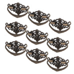 15 Sets Antique Handle Kitchen Cabinet Drawer Handle Pulls Zinc Alloy Cupboard Hardware FittingSmall Size