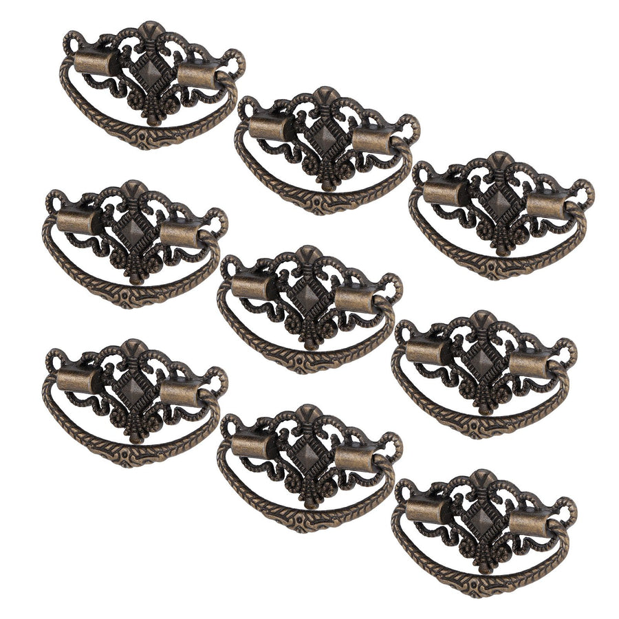 15 Sets Antique Handle Kitchen Cabinet Drawer Handle Pulls Zinc Alloy Cupboard Hardware FittingSmall Size