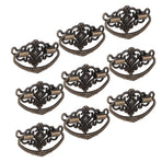 15 Sets Antique Handle Kitchen Cabinet Drawer Handle Pulls Zinc Alloy Cupboard Hardware FittingSmall Size
