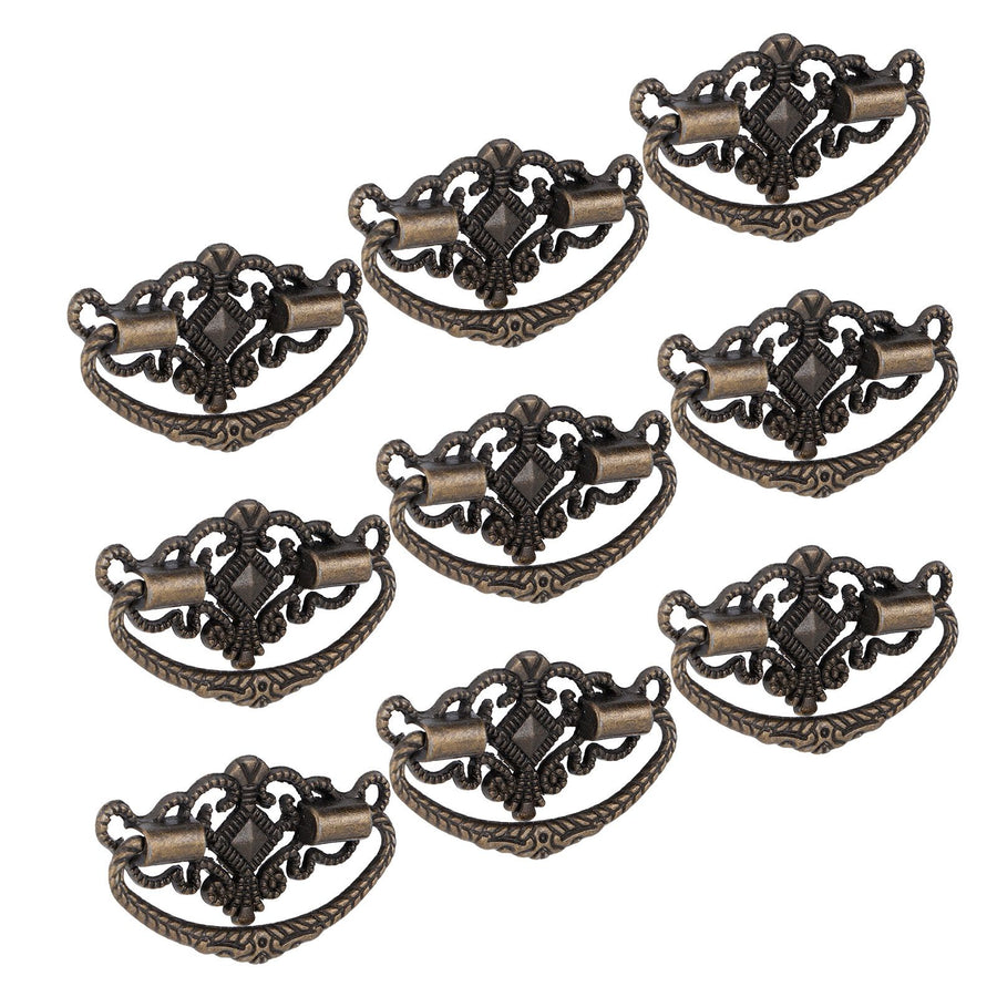 15 Sets Antique Handle Kitchen Cabinet Drawer Handle Pulls Zinc Alloy Cupboard Hardware FittingSmall Size