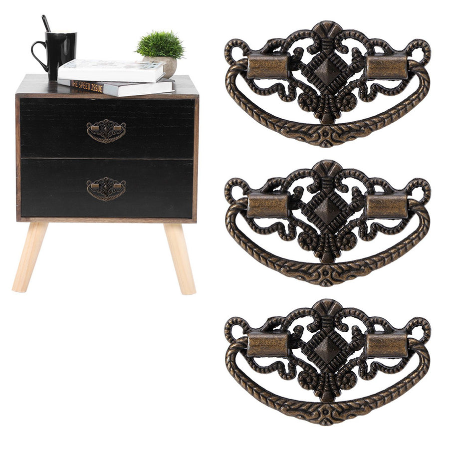 15 Sets Antique Handle Kitchen Cabinet Drawer Handle Pulls Zinc Alloy Cupboard Hardware FittingSmall Size