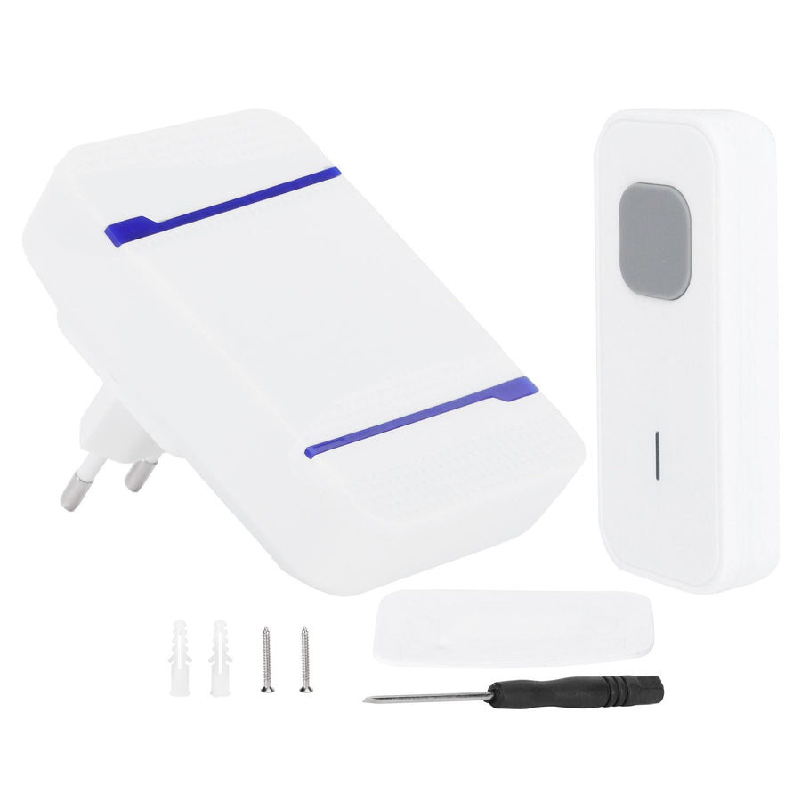 Wireless Doorbell with 5-Level Volume Villa Home Door Bell Kit
