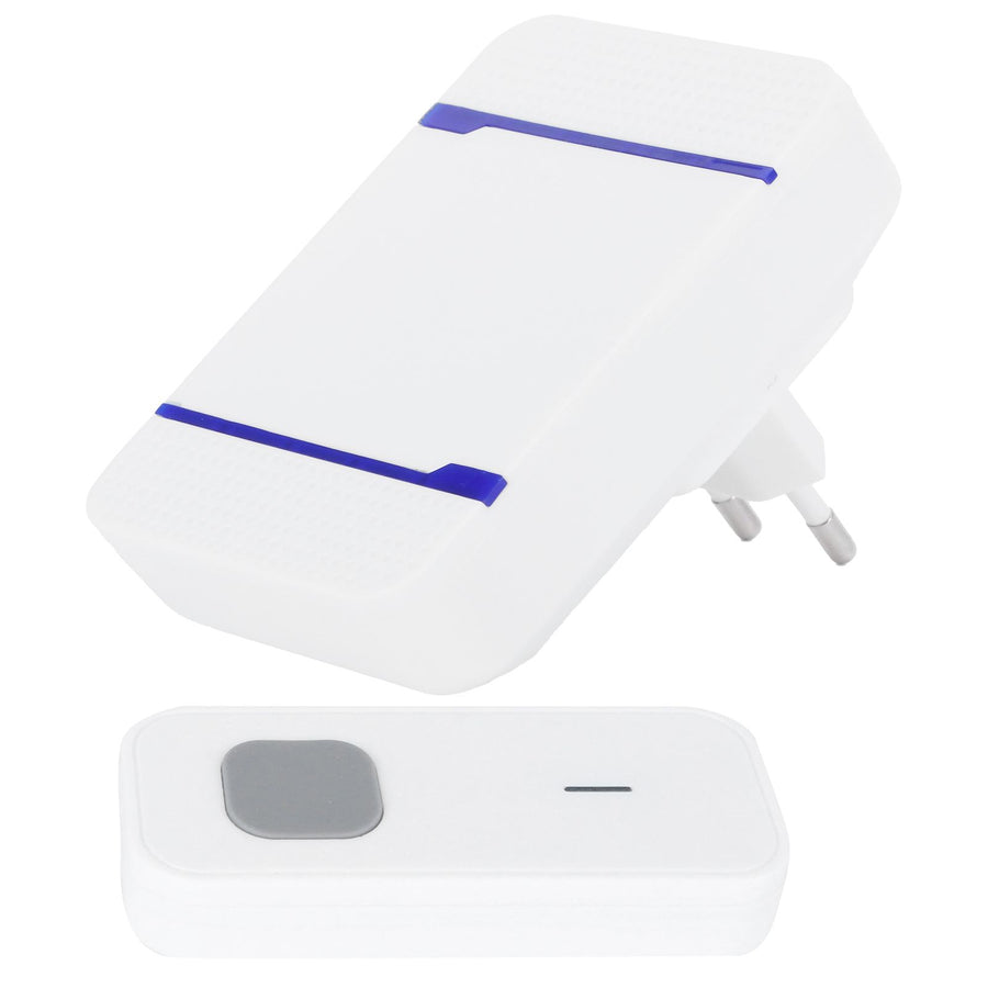 Wireless Doorbell with 5-Level Volume Villa Home Door Bell Kit