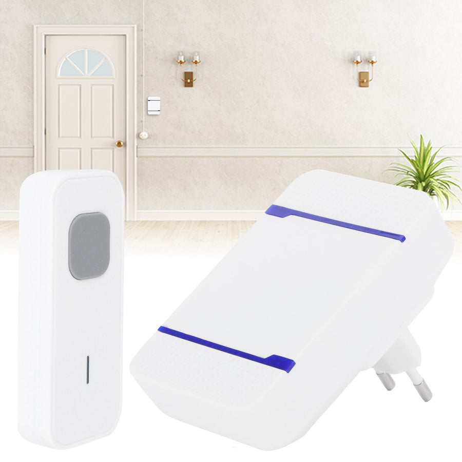 Wireless Doorbell with 5-Level Volume Villa Home Door Bell Kit