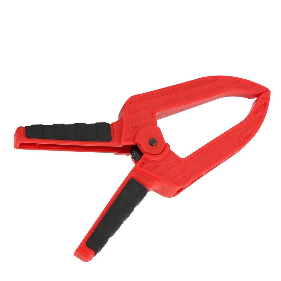 Spring Clamp with Long Flat Nose Plastic Fixing Clamp Woodworking Fixture Accessory2in Opening 50mm