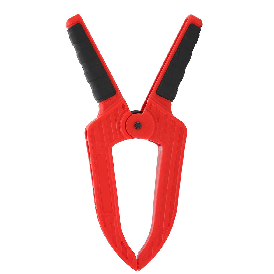 Spring Clamp with Long Flat Nose Plastic Fixing Clamp Woodworking Fixture Accessory2in Opening 50mm