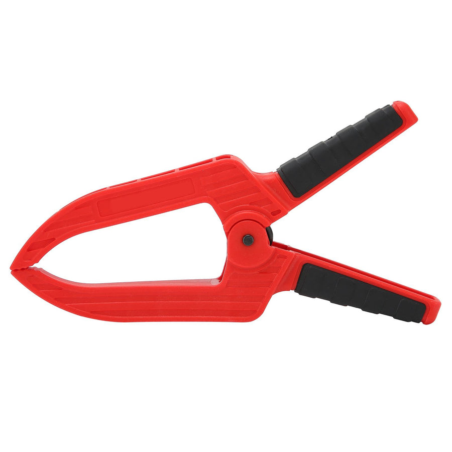 Spring Clamp with Long Flat Nose Plastic Fixing Clamp Woodworking Fixture Accessory2in Opening 50mm