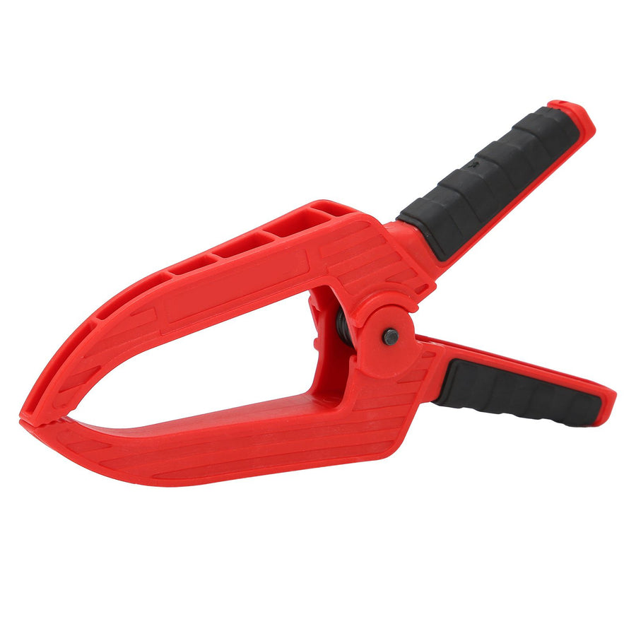 Spring Clamp with Long Flat Nose Plastic Fixing Clamp Woodworking Fixture Accessory3in Opening 75mm Deep 110mm