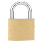 Household Outdoor Padlock with 3 Keys MediumThick Brass Iron Padlock for Door Cabinet(50mm )