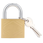 Household Outdoor Padlock with 3 Keys MediumThick Brass Iron Padlock for Door Cabinet(50mm )