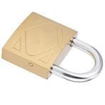 Household Outdoor Padlock with 3 Keys MediumThick Brass Iron Padlock for Door Cabinet(50mm )