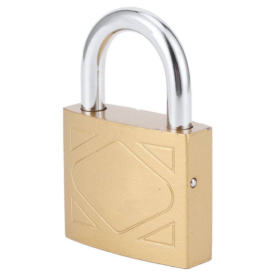 Household Outdoor Padlock with 3 Keys MediumThick Brass Iron Padlock for Door Cabinet(50mm )