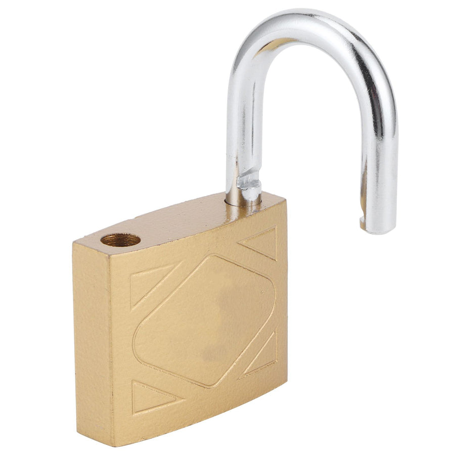 Household Outdoor Padlock with 3 Keys MediumThick Brass Iron Padlock for Door Cabinet(50mm )