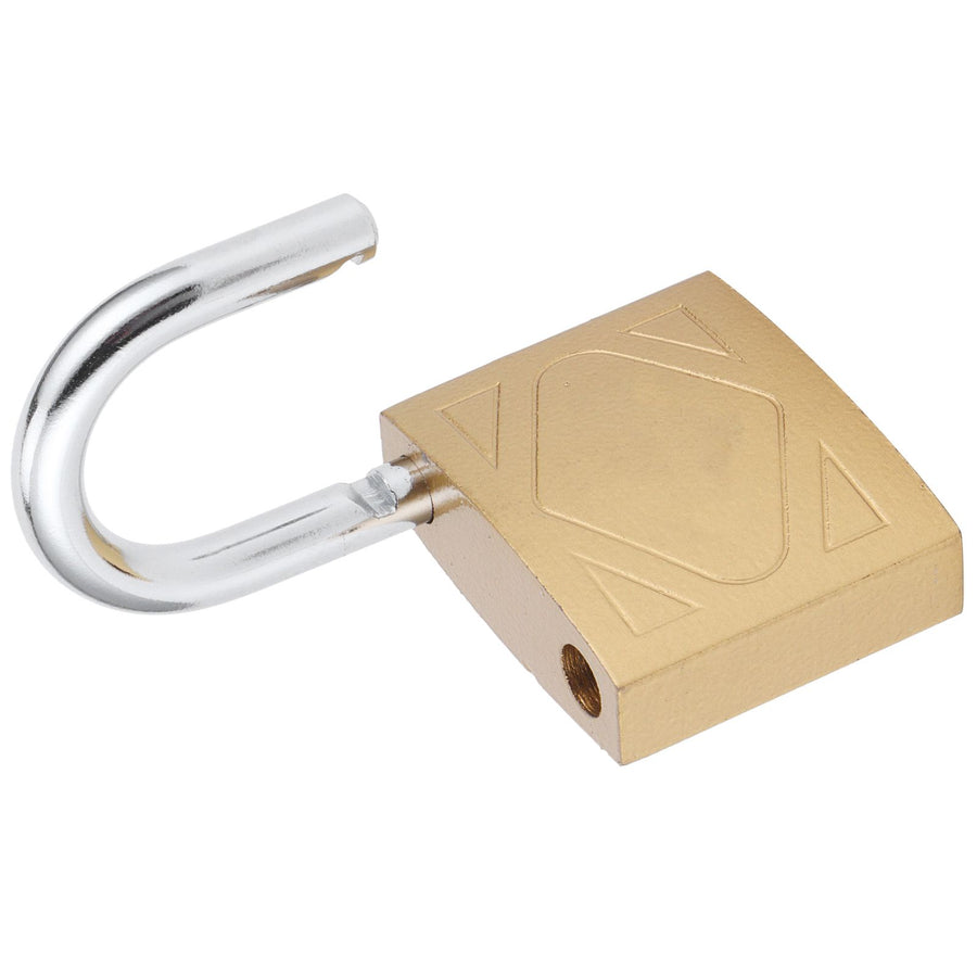 Household Outdoor Padlock with 3 Keys MediumThick Brass Iron Padlock for Door Cabinet(50mm )