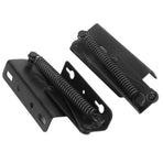 Black Split Spring Hinge Iron Triangular Hinge Hardware Supply for Folding Bed Sofa