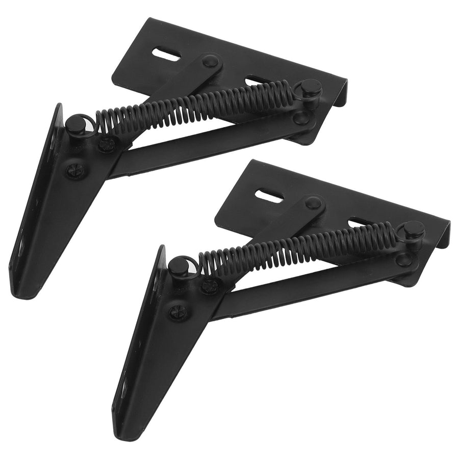 Black Split Spring Hinge Iron Triangular Hinge Hardware Supply for Folding Bed Sofa