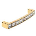 Crystal Pull Modern Cabinet Handle Double Hole Handle for Closet Drawer Cupboard Door