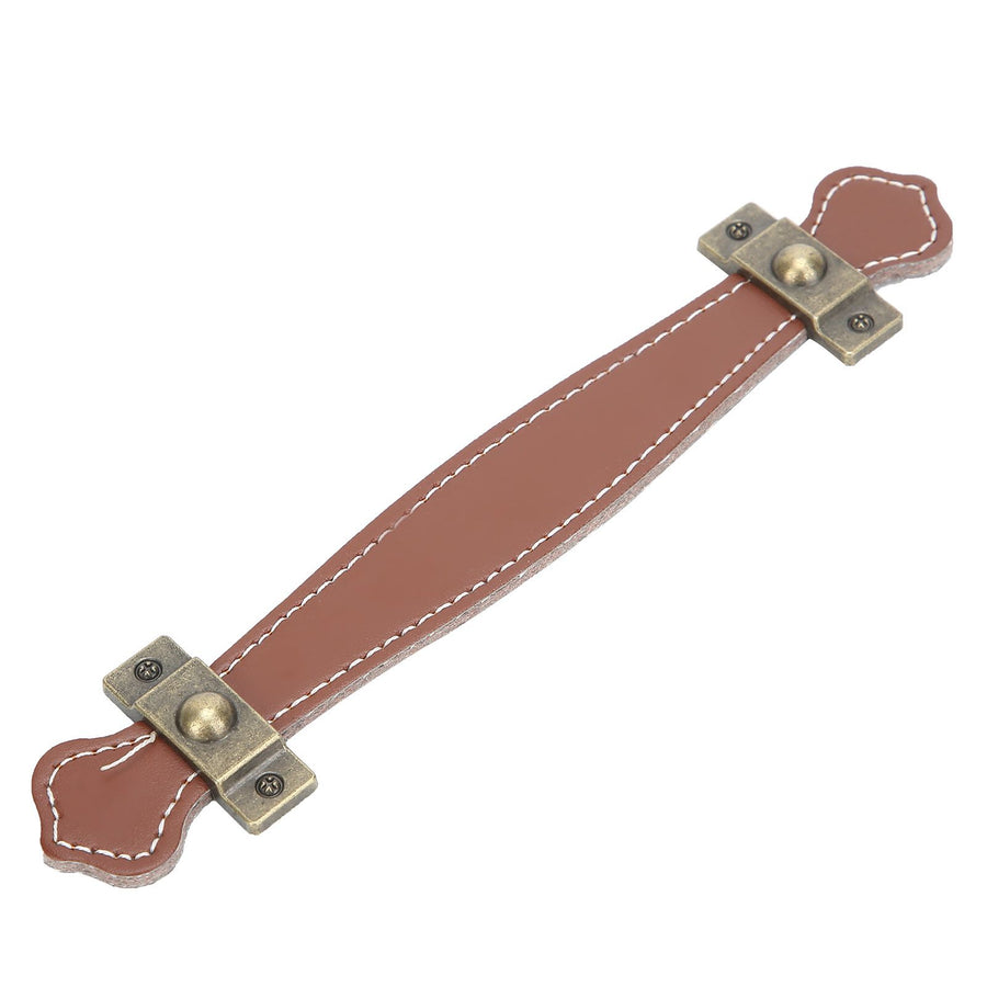 Artificial Leather Furniture Handle Drawer Cabinet Door Pull Luggage Suitcase Handle