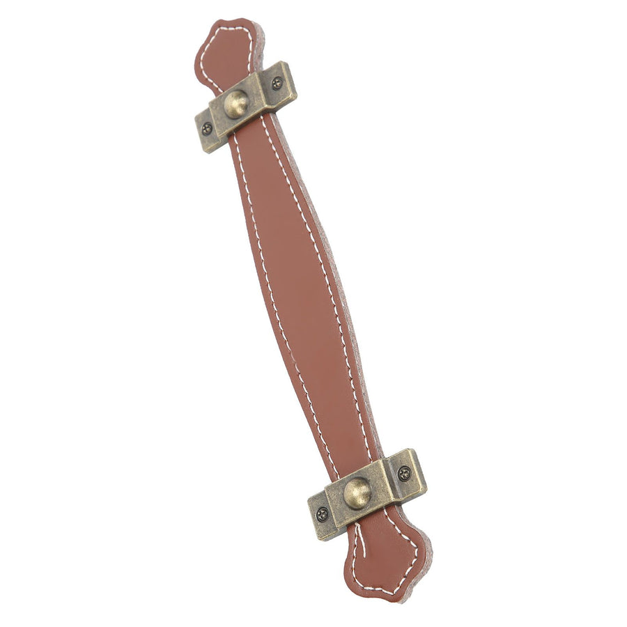 Artificial Leather Furniture Handle Drawer Cabinet Door Pull Luggage Suitcase Handle