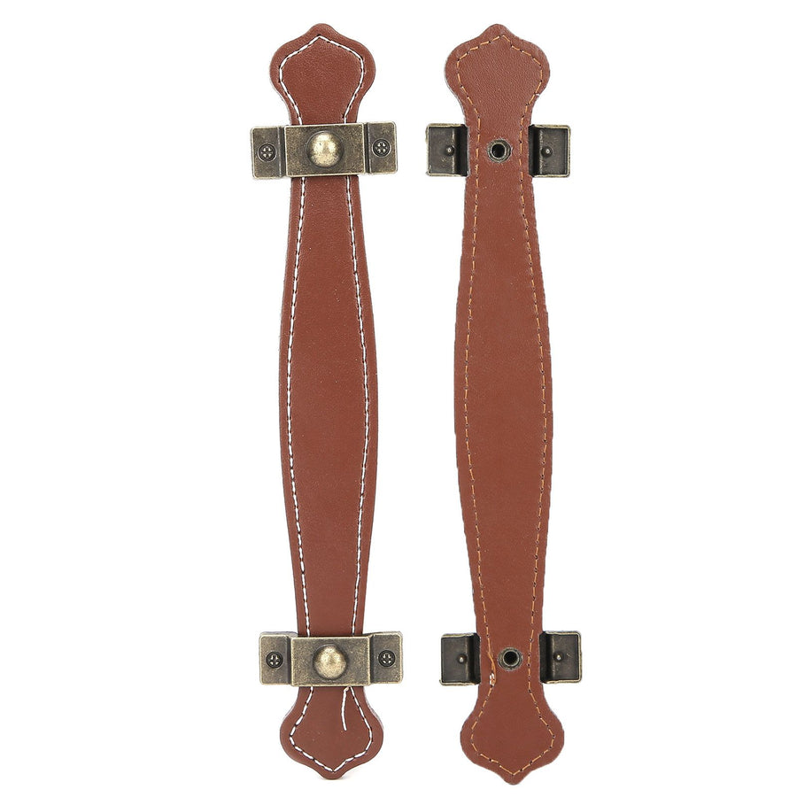 Artificial Leather Furniture Handle Drawer Cabinet Door Pull Luggage Suitcase Handle