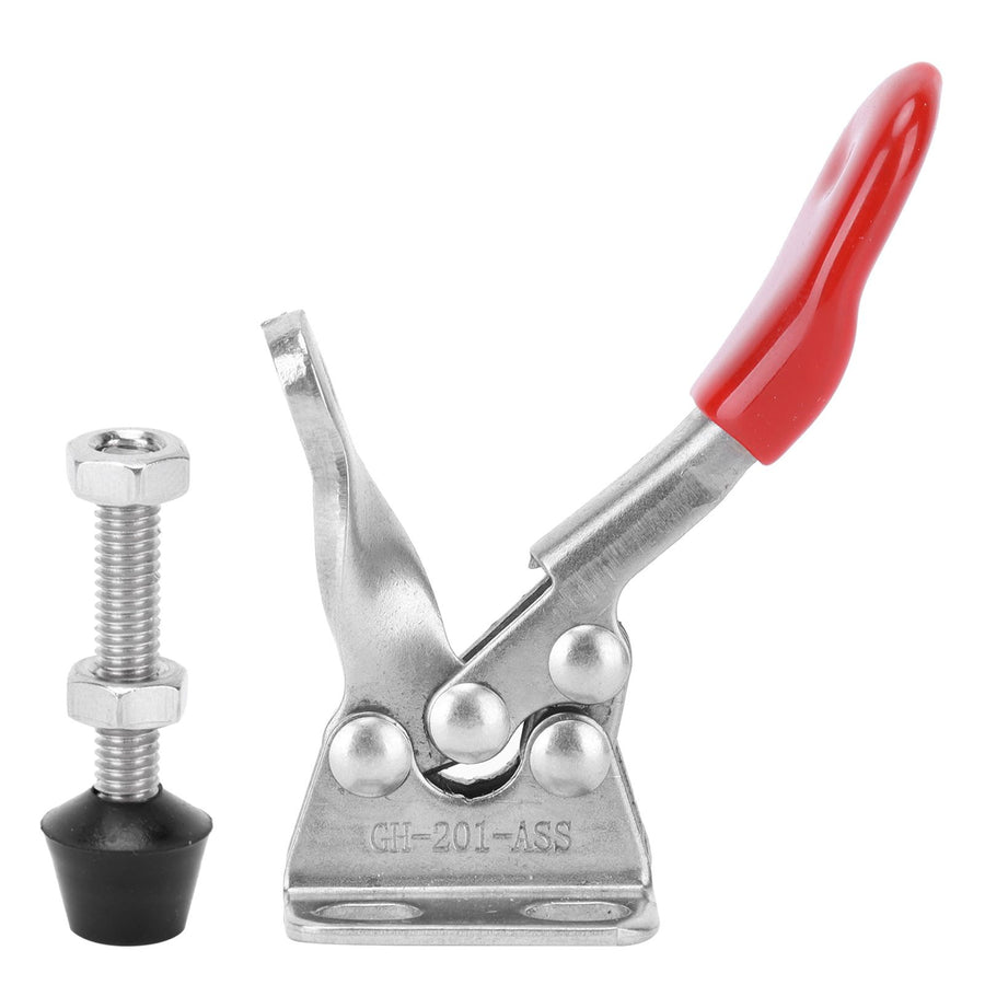 Toggle Clamp Stainless Steel Quick Welding Fixture Hand Tools 27kg/59.5lb HS CH GH‑201‑ASS