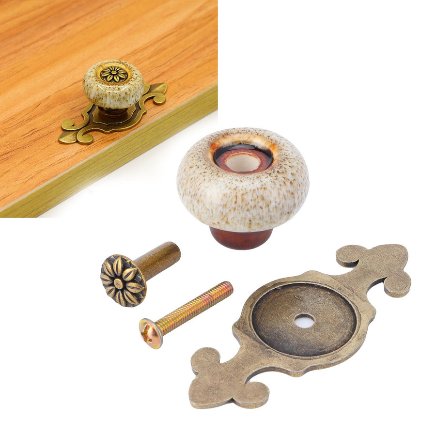 Furniture Handle Originality Cabinet Wardrobe Drawer Knobs Furniture Accessory Antique Copper Style