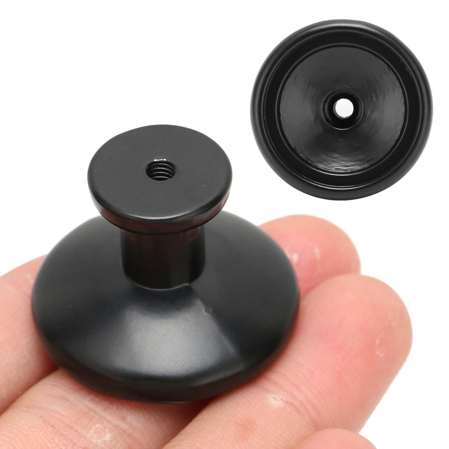 Black Cabinet Handle Zinc Alloy Pull Handle Knob for Wardrobe Door Bathroom Bedroom