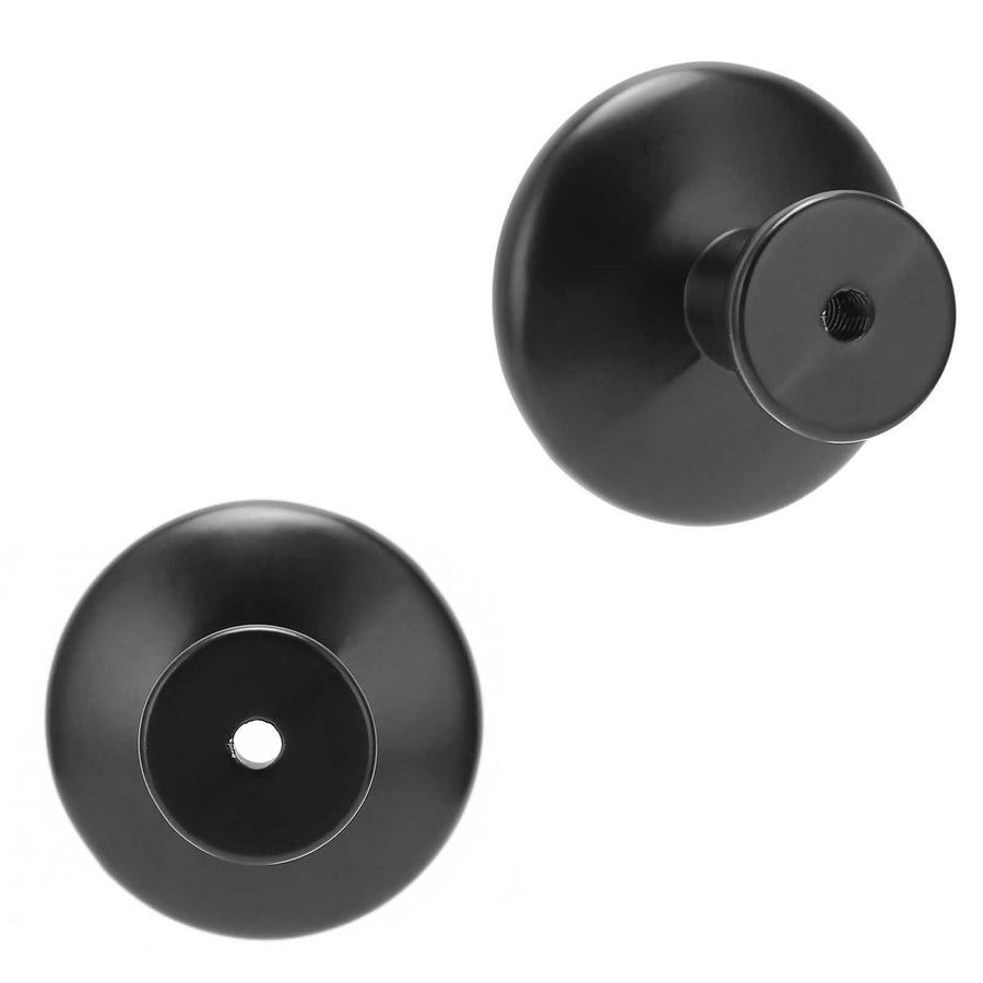 Black Cabinet Handle Zinc Alloy Pull Handle Knob for Wardrobe Door Bathroom Bedroom
