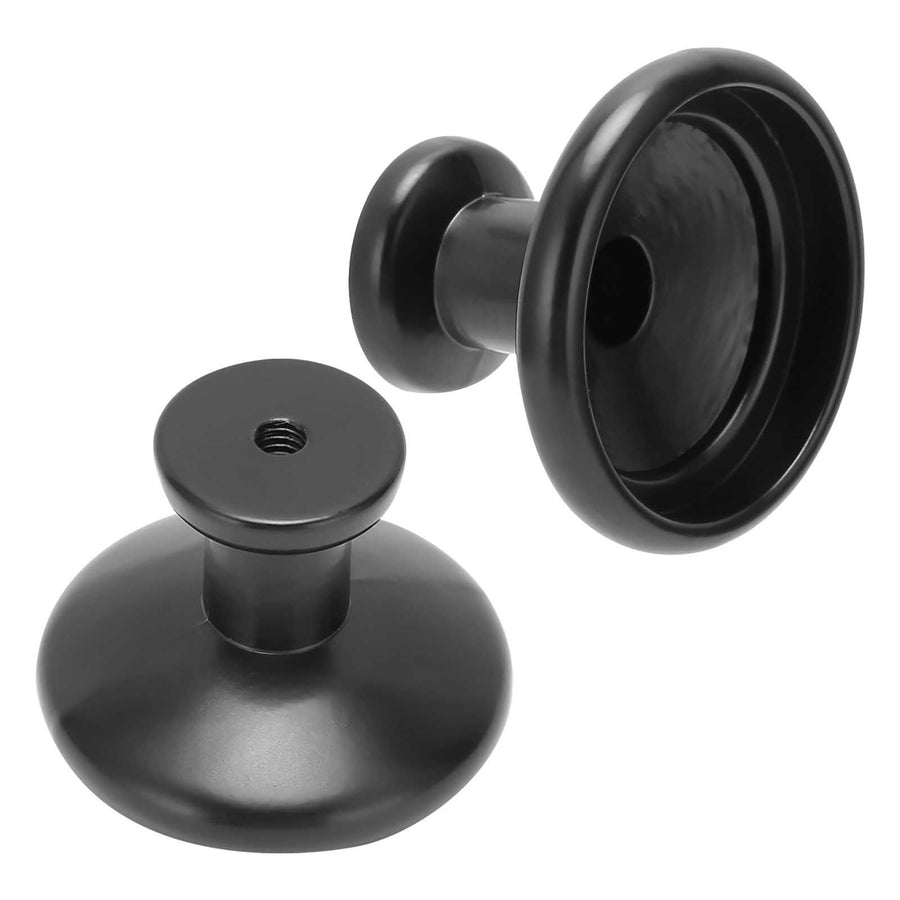 Black Cabinet Handle Zinc Alloy Pull Handle Knob for Wardrobe Door Bathroom Bedroom