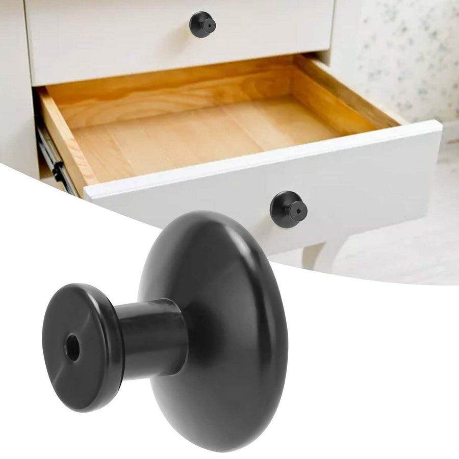 Black Cabinet Handle Zinc Alloy Pull Handle Knob for Wardrobe Door Bathroom Bedroom