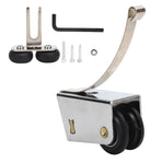 Sliding Door Pulley Double Row Rollers Upper Lower Wheel PushPull Flexible Hardware