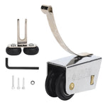 Sliding Door Pulley Double Row Rollers Upper Lower Wheel PushPull Flexible Hardware