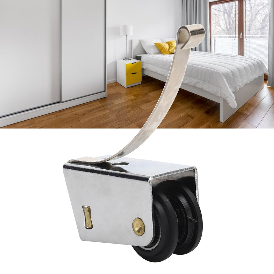 Sliding Door Pulley Double Row Rollers Upper Lower Wheel PushPull Flexible Hardware