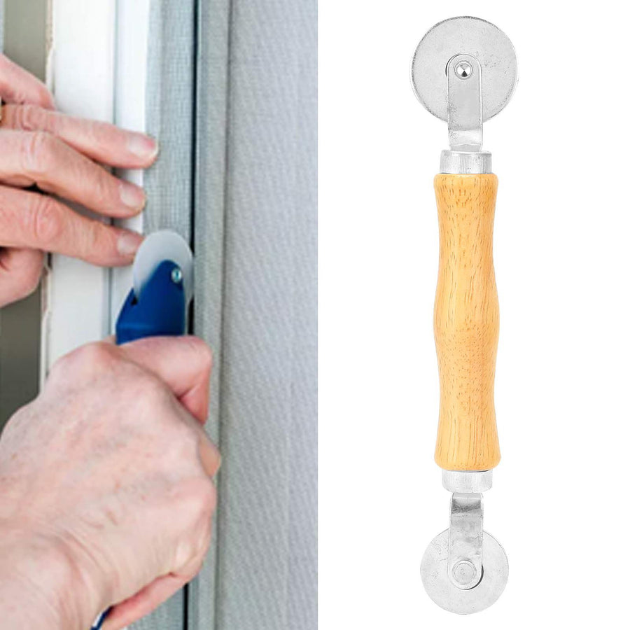 Screen Rolling Tool Aluminum Alloy Window Door Screen Hand Spline Roller Accessory