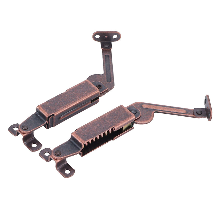 Lid Hinge Iron Safety Cabinet Box Lid Spring Support Hardware for Home Office WorkshopMiddle Arm