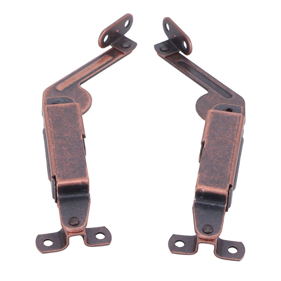 Lid Hinge Iron Safety Cabinet Box Lid Spring Support Hardware for Home Office WorkshopMiddle Arm