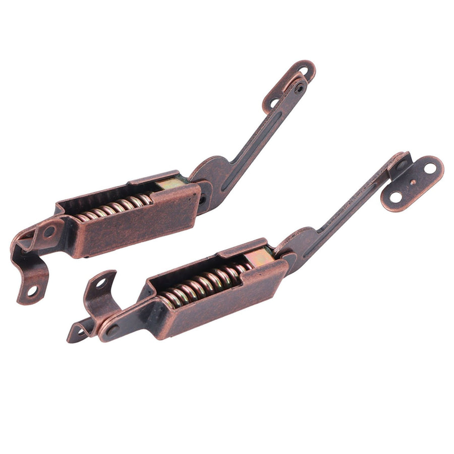 Lid Hinge Iron Safety Cabinet Box Lid Spring Support Hardware for Home Office WorkshopLong Arm