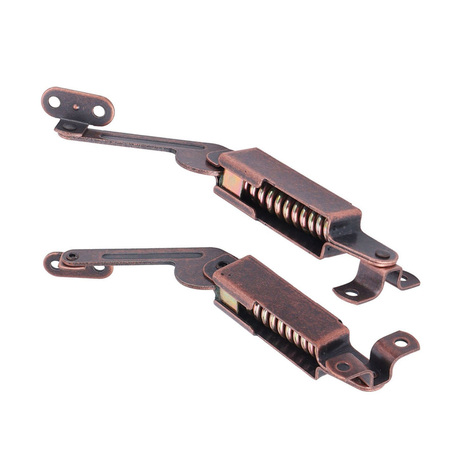 Lid Hinge Iron Safety Cabinet Box Lid Spring Support Hardware for Home Office WorkshopLong Arm
