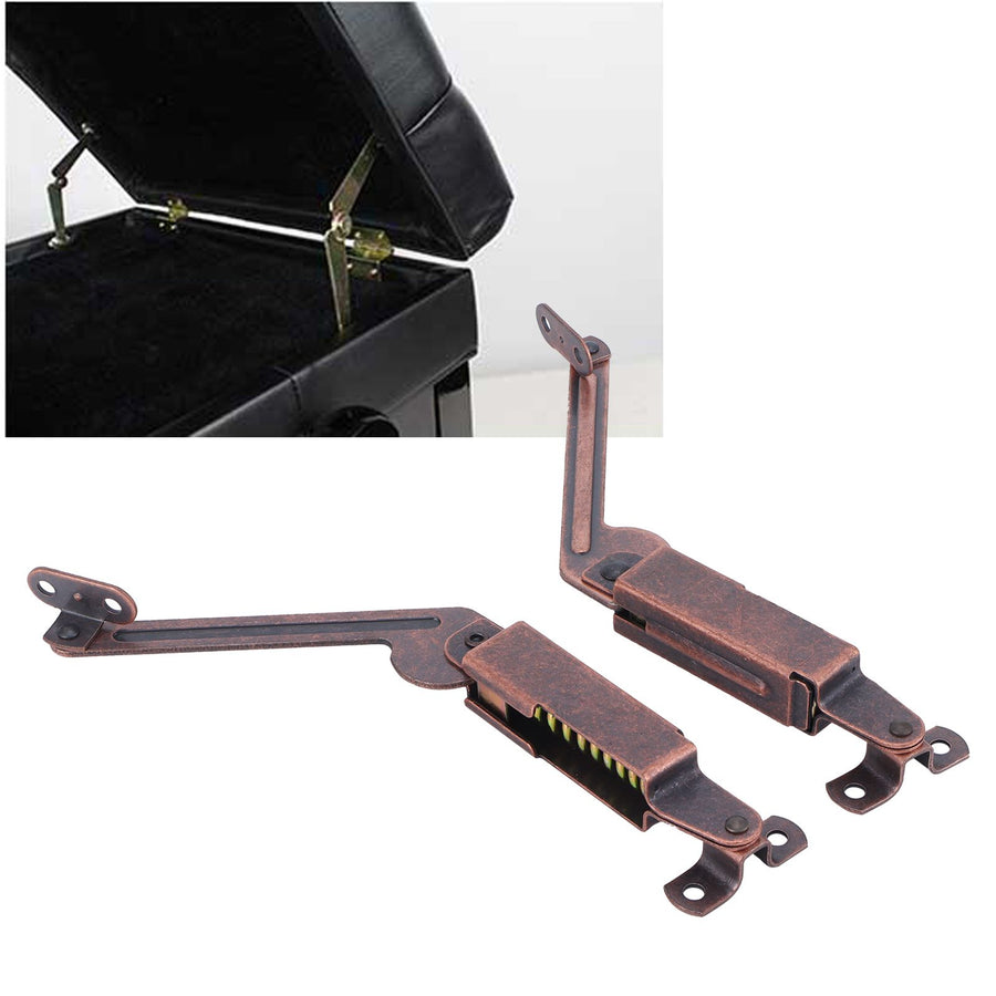 Lid Hinge Iron Safety Cabinet Box Lid Spring Support Hardware for Home Office WorkshopLong Arm