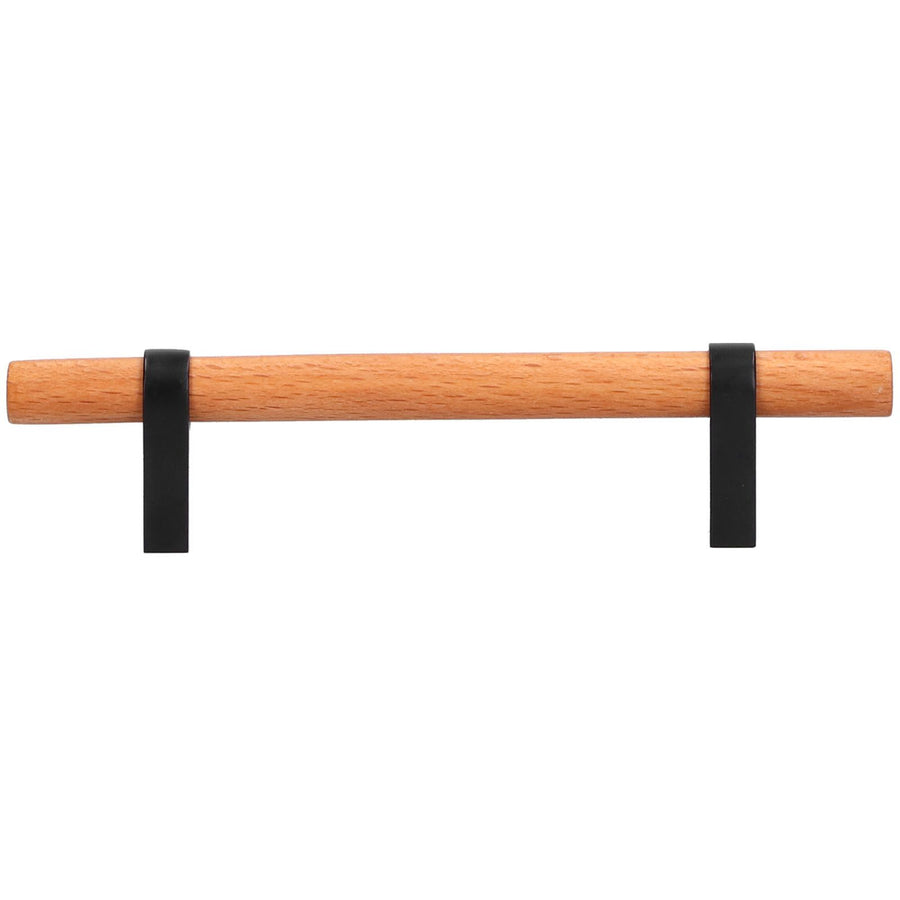 Modern Simple Drawer Wardrobe Handle Black Pine Door Pull Furniture Hardware for Home Living Room96 Hole