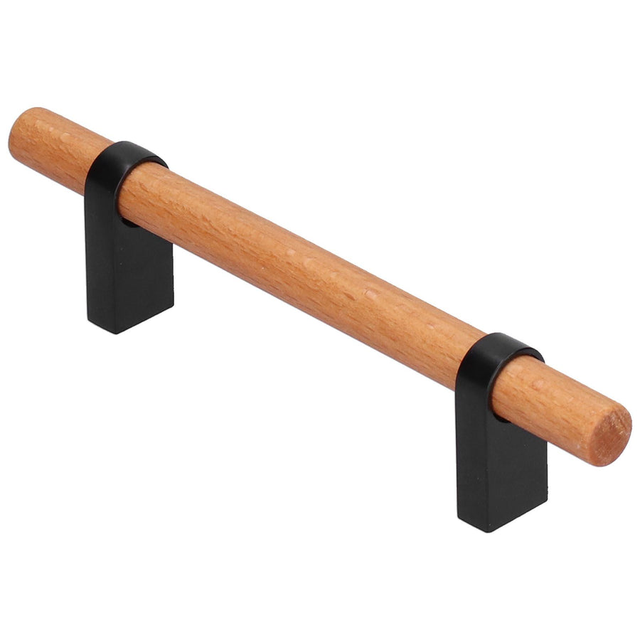 Modern Simple Drawer Wardrobe Handle Black Pine Door Pull Furniture Hardware for Home Living Room96 Hole