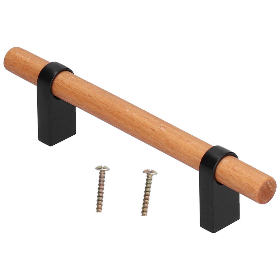 Modern Simple Drawer Wardrobe Handle Black Pine Door Pull Furniture Hardware for Home Living Room96 Hole