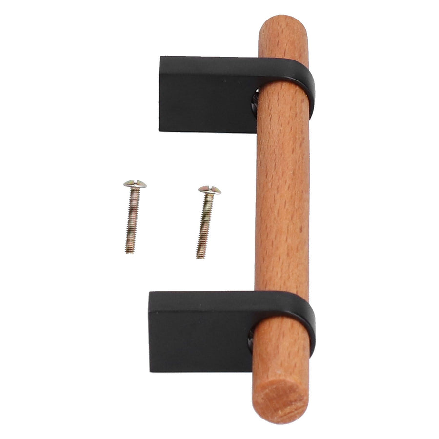 Modern Simple Drawer Wardrobe Handle Black Pine Door Pull Furniture Hardware for Home Living Room96 Hole