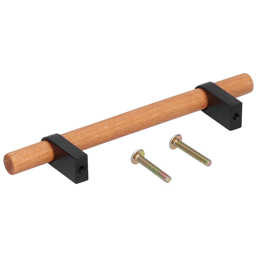 Modern Simple Drawer Wardrobe Handle Black Pine Door Pull Furniture Hardware for Home Living Room96 Hole