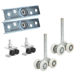 2Set Glass Door Rollers Runners Shower Door Suspension Wheel Accessory Diameter 25mm