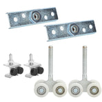 2Set Glass Door Rollers Runners Shower Door Suspension Wheel Accessory Diameter 25mm