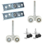 2Set Glass Door Rollers Runners Shower Door Suspension Wheel Accessory Diameter 25mm