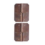 2Set Square Hinge 6cm Chinese Antique Cabinet Hinge Furniture Hardware Accessories